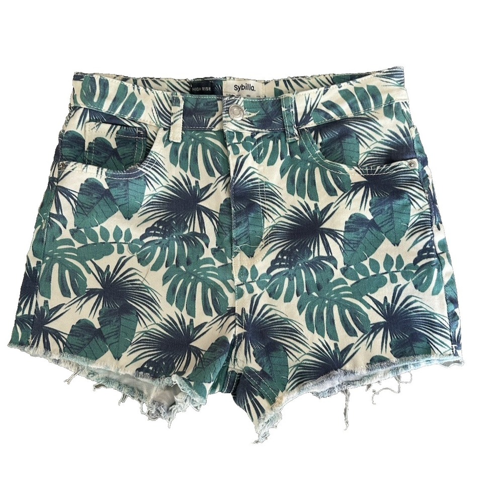 Sybilla Hawaiian Print Shorts Women's Size‎ 8